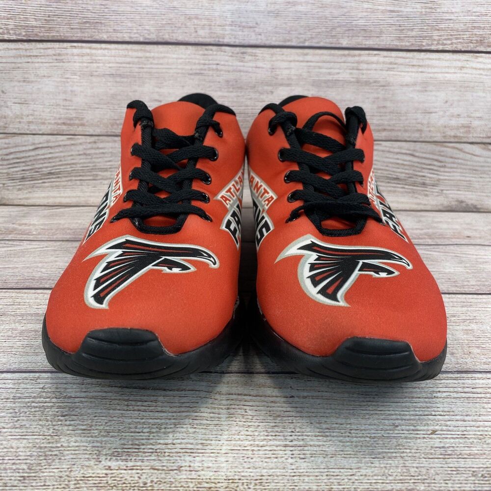 NFL Atlanta Falcons Shoes Red Black Men's Size 11 - Picture 2 of 8